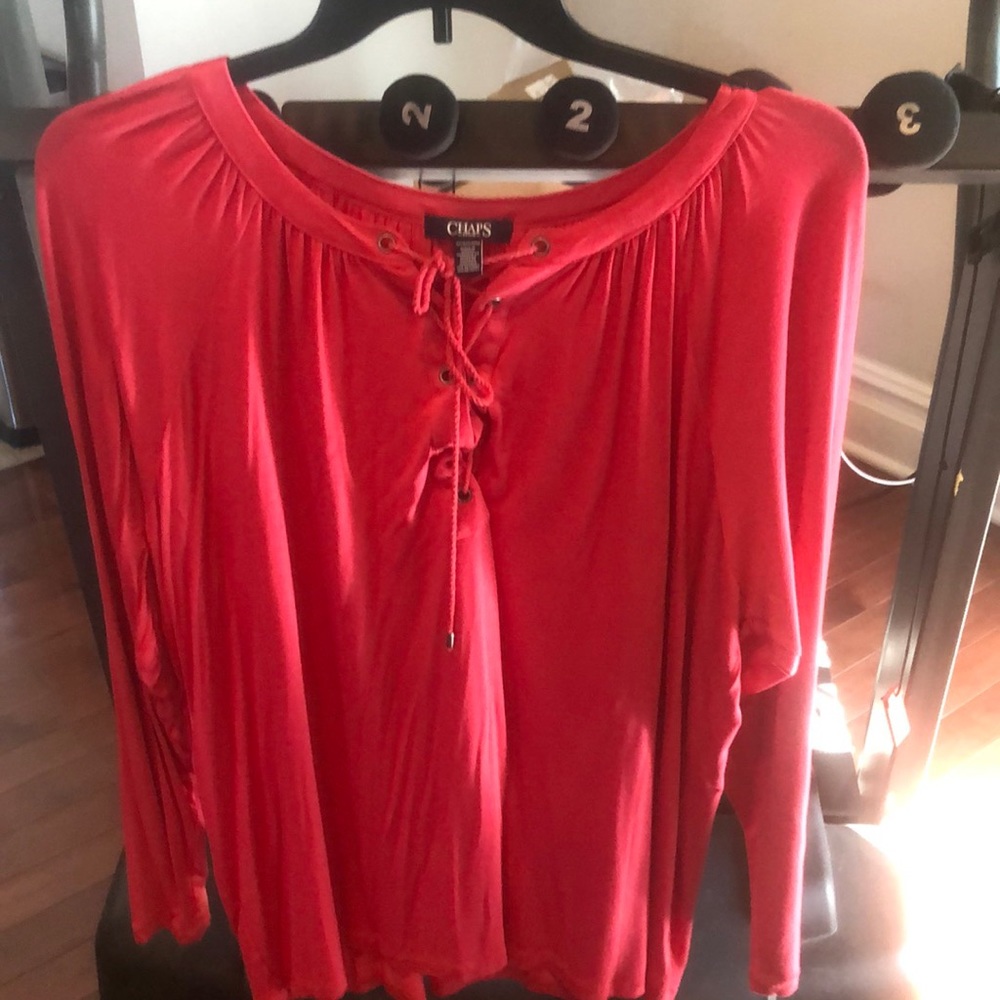 Pretty pink plus size top